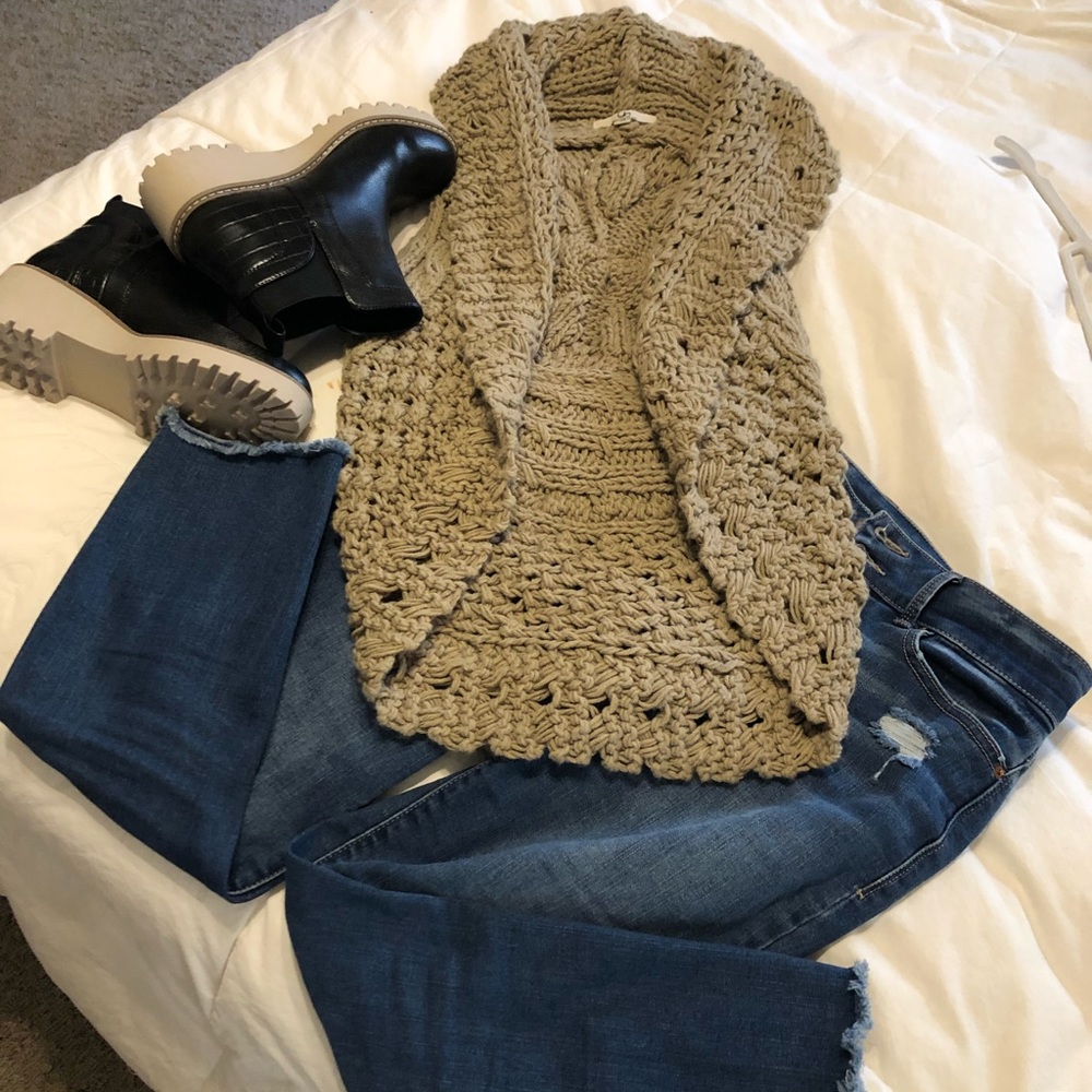Sweater Shrug Vest